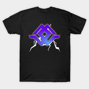 generation geek 'Dub G' Purple lighting logo T-Shirt